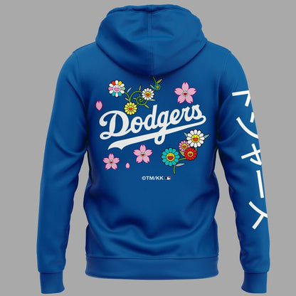 Takashi Murakami x LA Dodgers World Series Champions Blue Hoodie