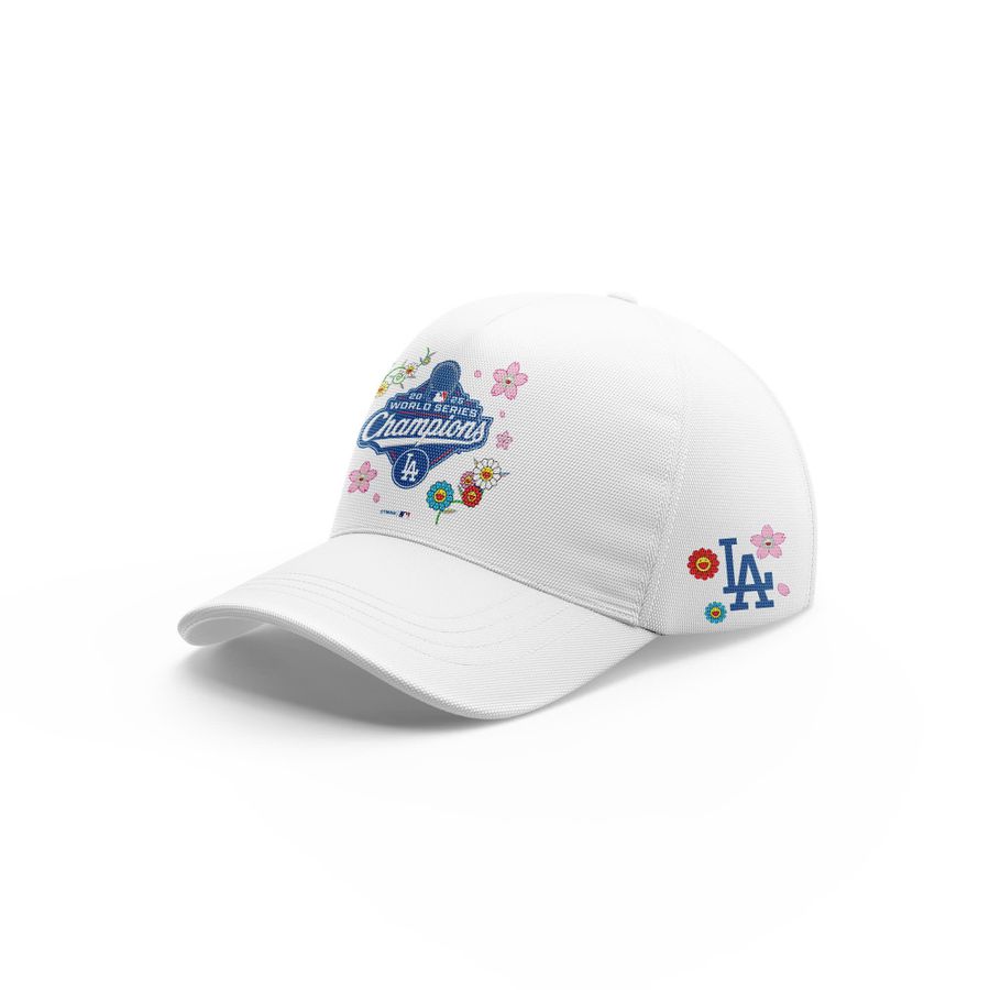 Los Angeles Dodgers x Takashi Murakami World Series Champions White Hoodie
