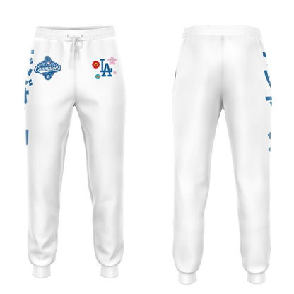 Los Angeles Dodgers x Takashi Murakami World Series Champions White Hoodie
