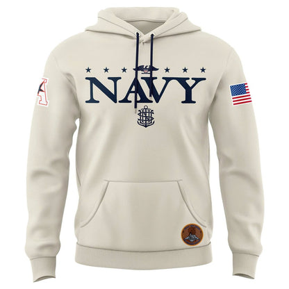 Navy Midshipmen 250th Anniversary Uniform Sideline Collection Replica Hoodie