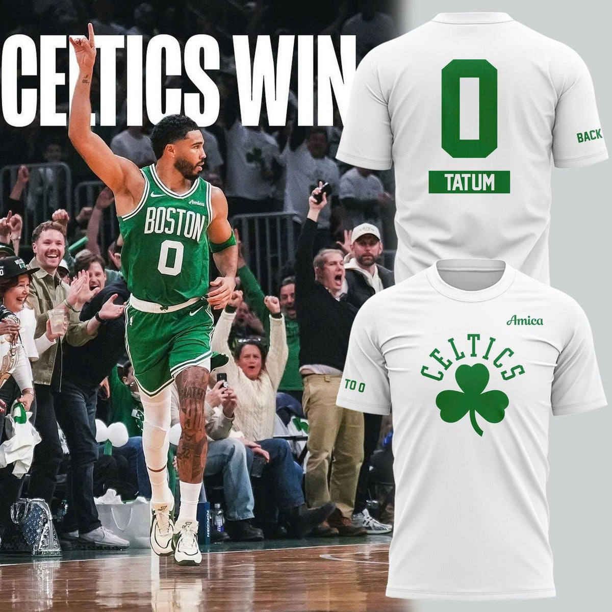 Special 2026 Jayson Tatum “Back to 0” Boston Celtics T-Shirt