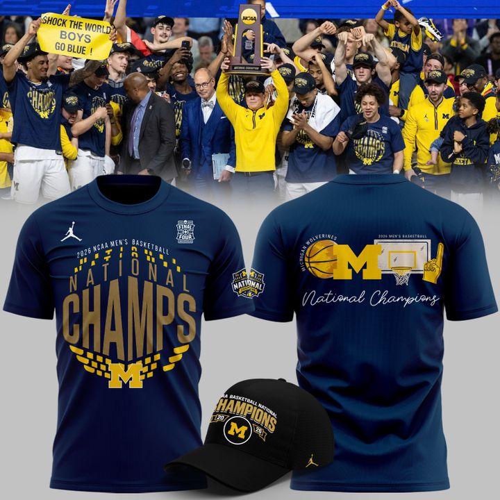 🏆️Michigan Wolverines – 2026 National Champions T Shirt