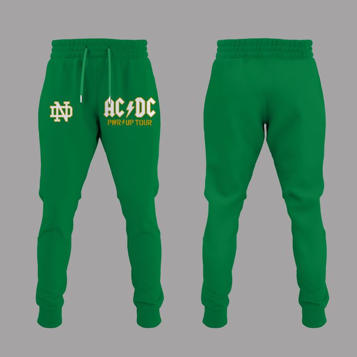 01.4. Limited Hoodie Power Up Tour 2026 - AC/DC x Notre Dame Football Hoodie