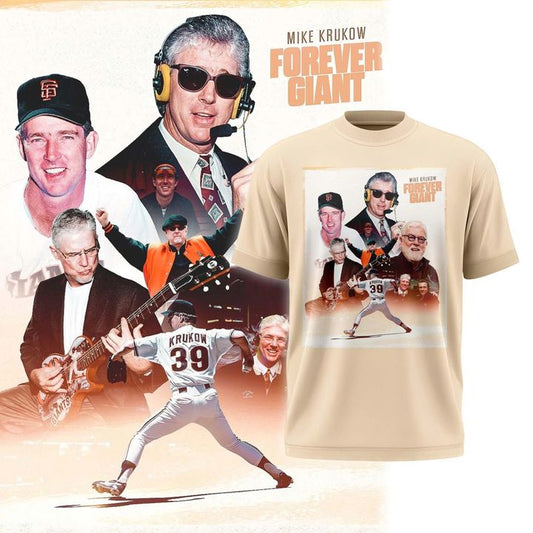 Mike Krukow Forever Giants T-Shirt - Limited Edition