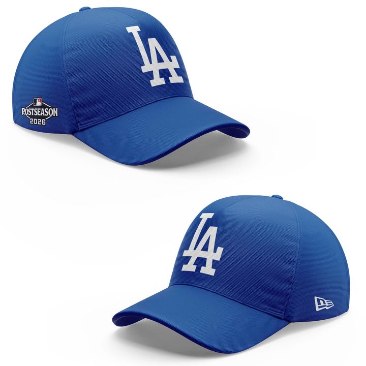 (Adult & Kid) Los Angeles Dodgers Royal 2026 Postseason Locker Room T-Shirt