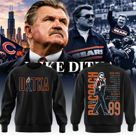 Mike Ditka Chicago Bears In Loving Memory Limited Edition sweater