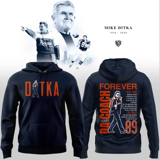 Mike Ditka Chicago Bears In Loving Memory Limited Edition Hoodie