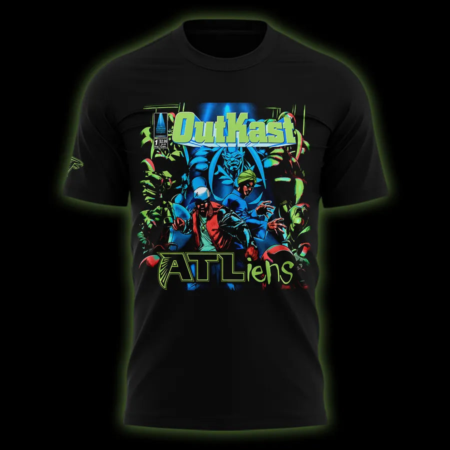 01.Outkast x Atlanta Falcons 30th Anniversary ATLiens T-shirt