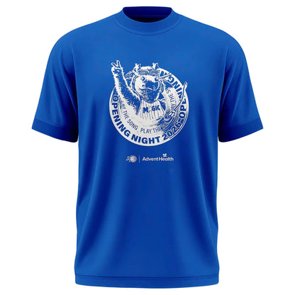 Orlando Magic Opening Night 2026 T-Shirt - Blue Play The Song Graphic Tee