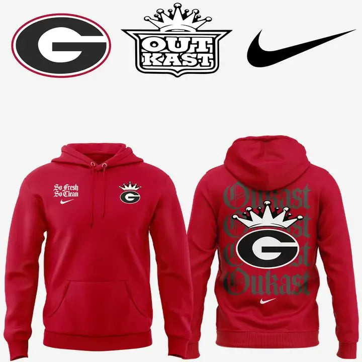 ..Georgia Bulldogs x Outkast Limited Red Hoodie