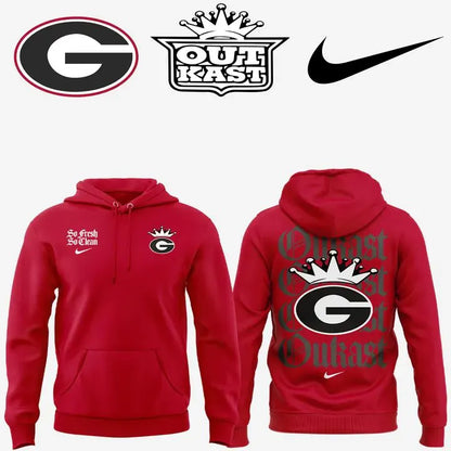 ..Georgia Bulldogs x Outkast Limited Red Hoodie