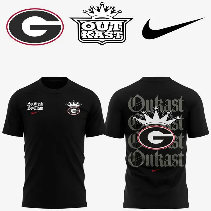 ..Georgia Bulldogs x Outkast Limited Black Shirt v3