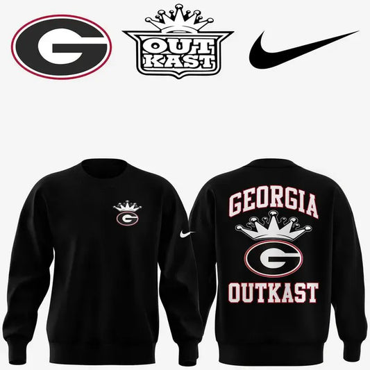 ..Georgia Bulldogs x Outkast Limited Black Sweatshirt v3