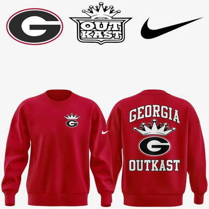 ..Georgia Bulldogs x Outkast Limited Red Sweatshirt v3
