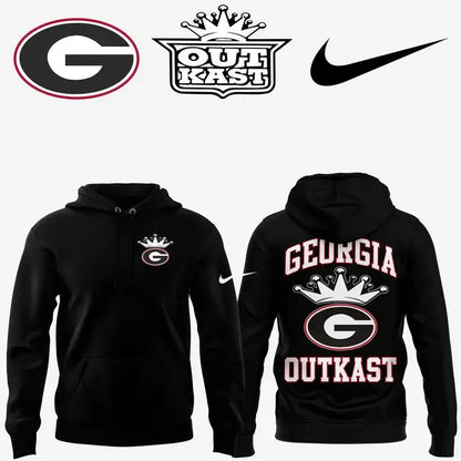 ..Georgia Bulldogs x Outkast Limited Black Hoodie v3