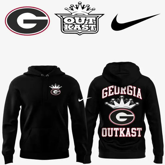 ..Georgia Bulldogs x Outkast Limited Black Hoodie v3