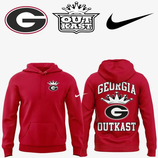 ..Georgia Bulldogs x Outkast Limited Red Hoodie v2
