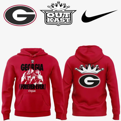 ..Georgia Bulldogs x Outkast Limited Red Hoodie v3