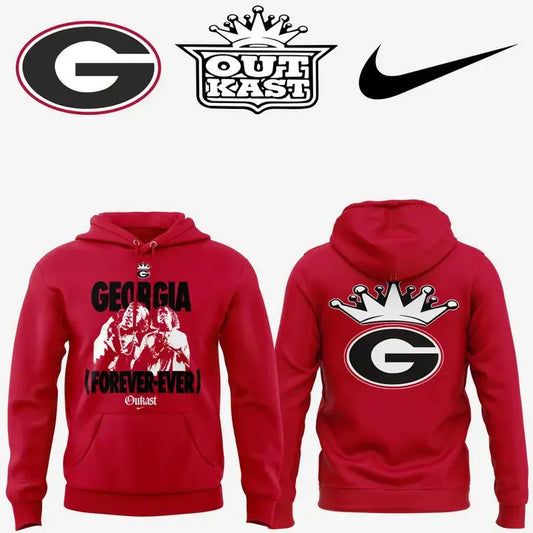 ..Georgia Bulldogs x Outkast Limited Red Hoodie v3