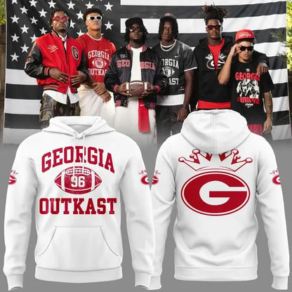 ..Georgia Bulldogs x Outkast Limited White Hoodie