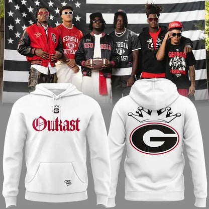..Georgia Bulldogs x Outkast Limited White Hoodie v2