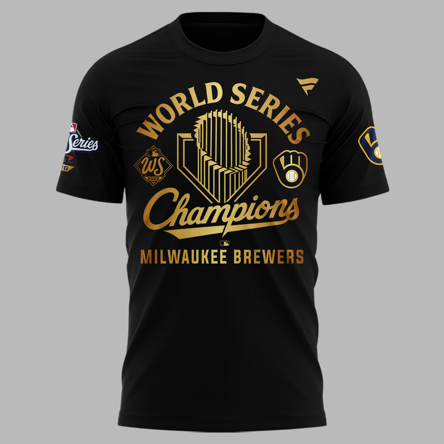 02.Milwaukee Brewers World Series Champions 2026 T-Shirt