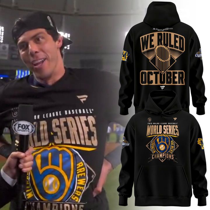 Milwaukee Brewers 2026 World Series Champions Black Hoodie