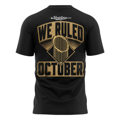 (Adult & Kids) Milwaukee Brewers 2026 World Series Champions Black T-Shirt