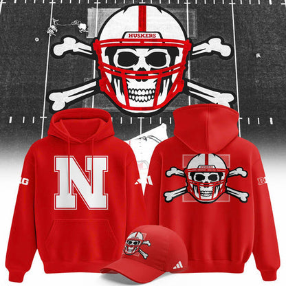 Nebraska Huskers x Day ☠️ Day Hoodie 2026