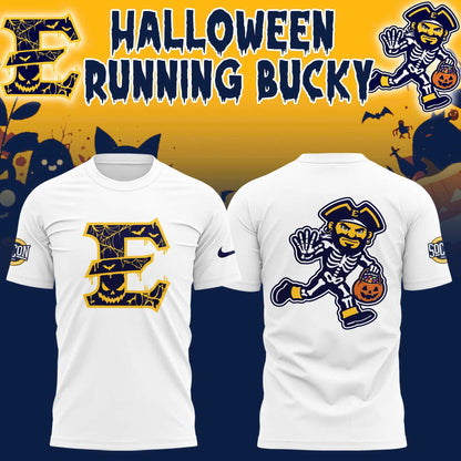 ETSU Football x Halloween Running Bucky T-Shirt 2026