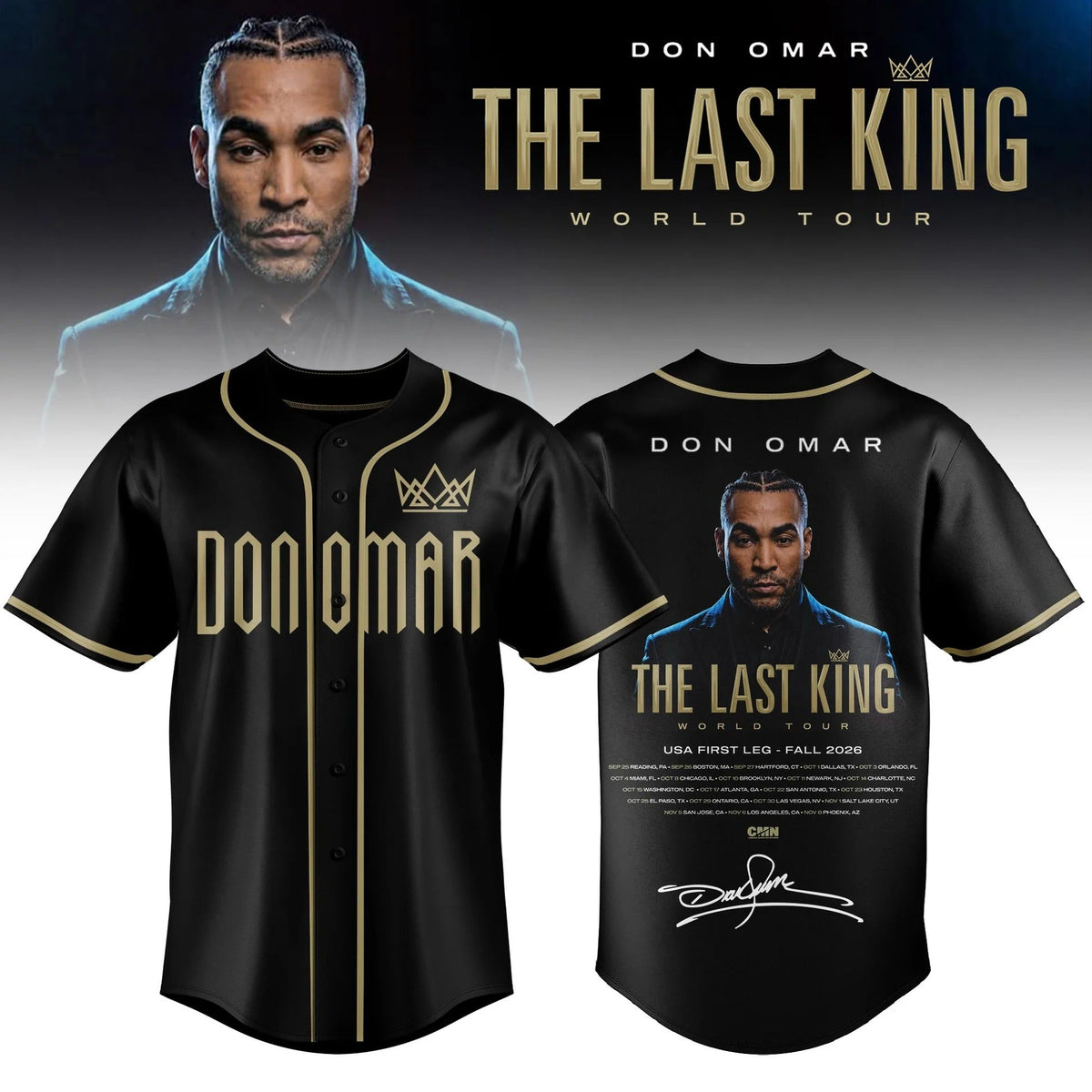 LAST KING WORLD TOUR 2026 Jersey Limited Edition