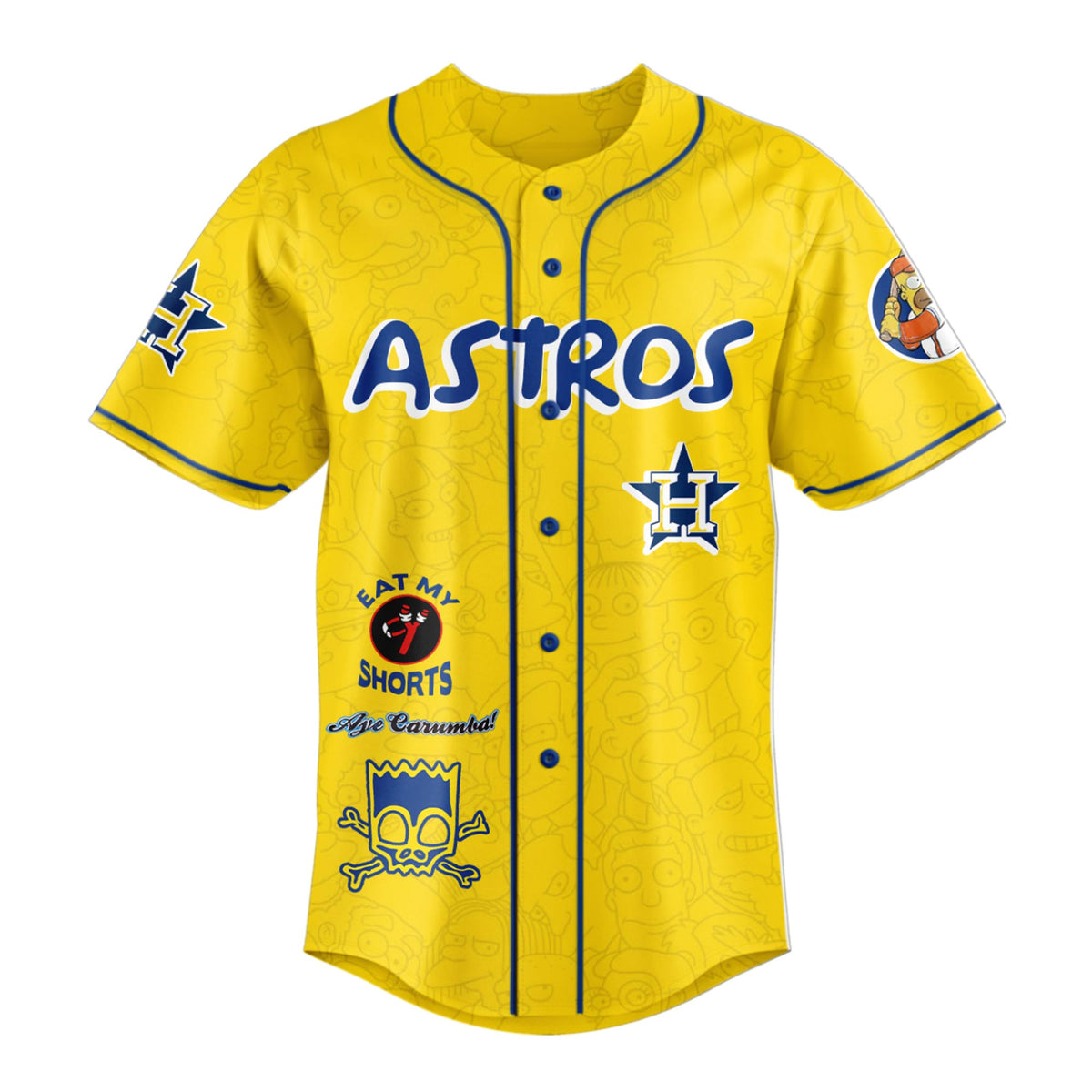 The Simpsons x Houston Astros Limited Edition Jersey 2025 Season
