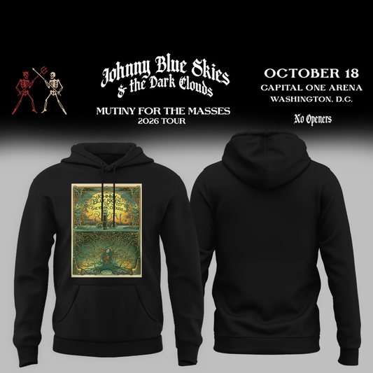 Johnny Blue Skies And The Dark Clouds Washington DC 2026 Event Poster Live At Capital One Arena October 18 2026 Shirt
