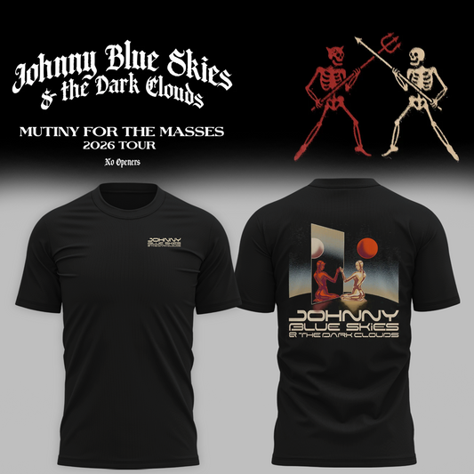 Johnny Blue Cosmic Reflection - Mutiny for the Masses 2026 Tour T-Shirt