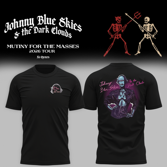 Johnny Blue Cybernetic Femme - Mutiny for the Masses 2026 Tour T-Shirt
