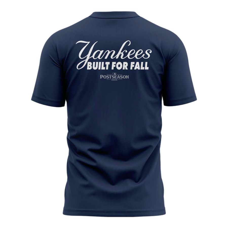 NY Yankees Navy 2025 Postseason T-Shirt - Limited Edition