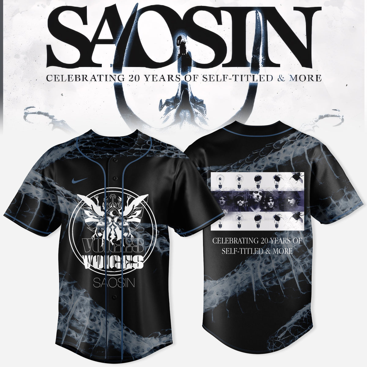 _SAOSIN — 20 YEARS OF POST-HARDCORE LEGACY JERSEY
