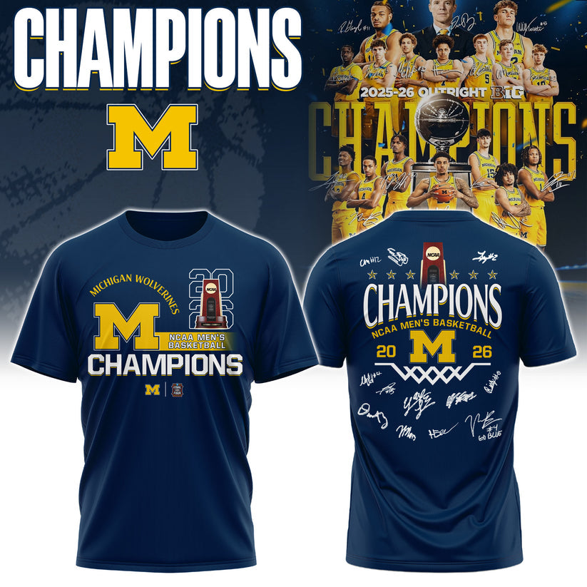 🏆️Michigan Wolverines – 2026 National Champions T Shirt