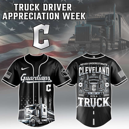 Cleveland Guardians Nation Truck Driver Appreciation Week Limited Edition Jersey 2025