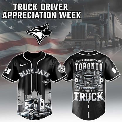 Toronto Blue Jays Nation Truck Driver Appreciation Week Limited Edition Jersey 2025