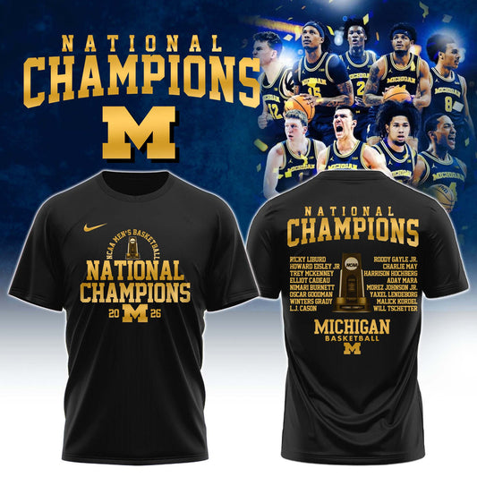 🏆️Michigan Wolverines – 2026 National Champions T Shirt
