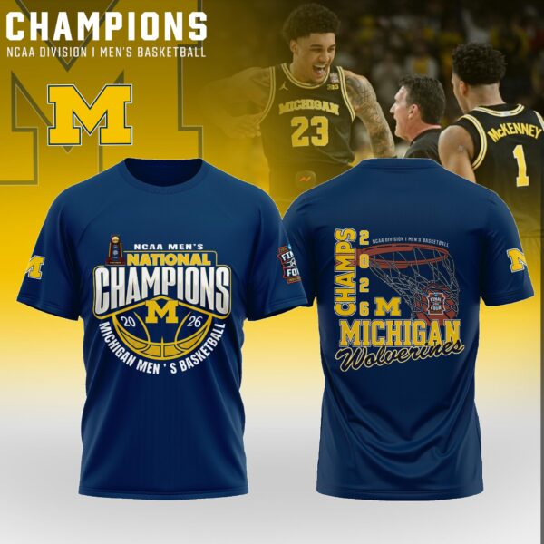 🏆️Michigan Wolverines – 2026 National Champions T Shirt