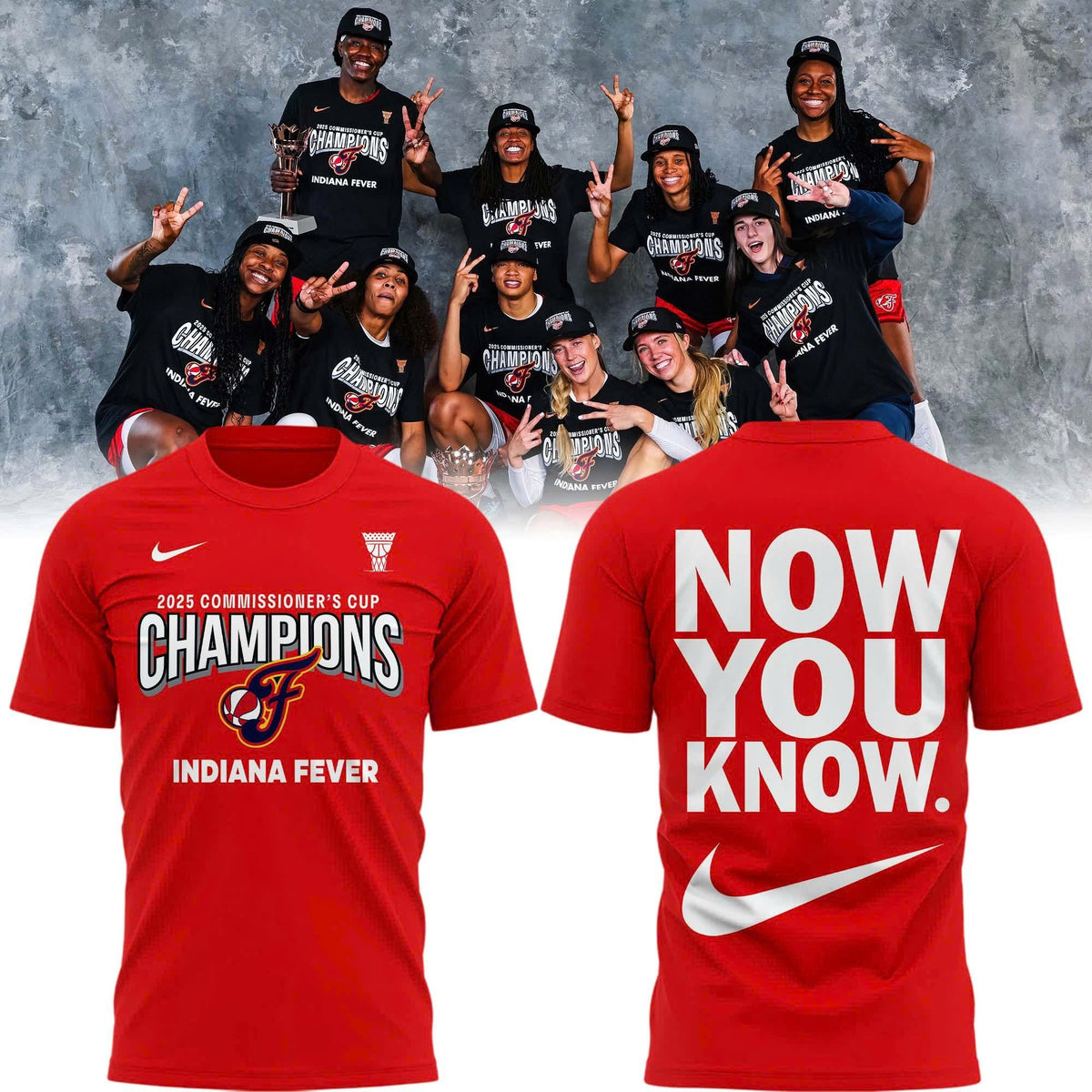 Special Now You Know. 2025 WNBA Commissioner’s Cup Champions T-Shirt