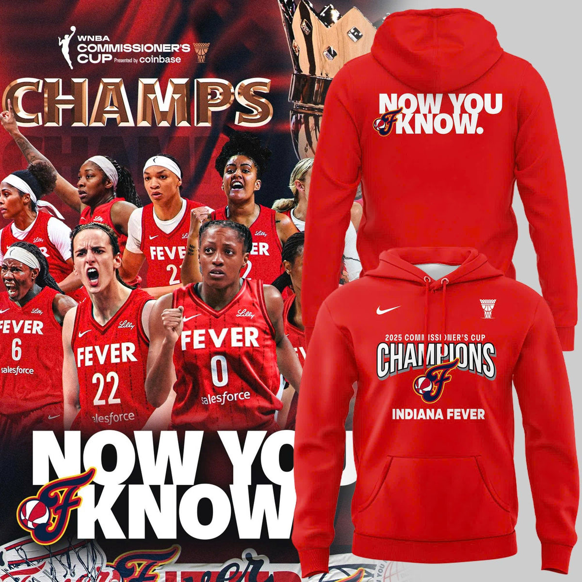 Special Edition 2025 WNBA Commissioner’s Cup Champions Hoodie
