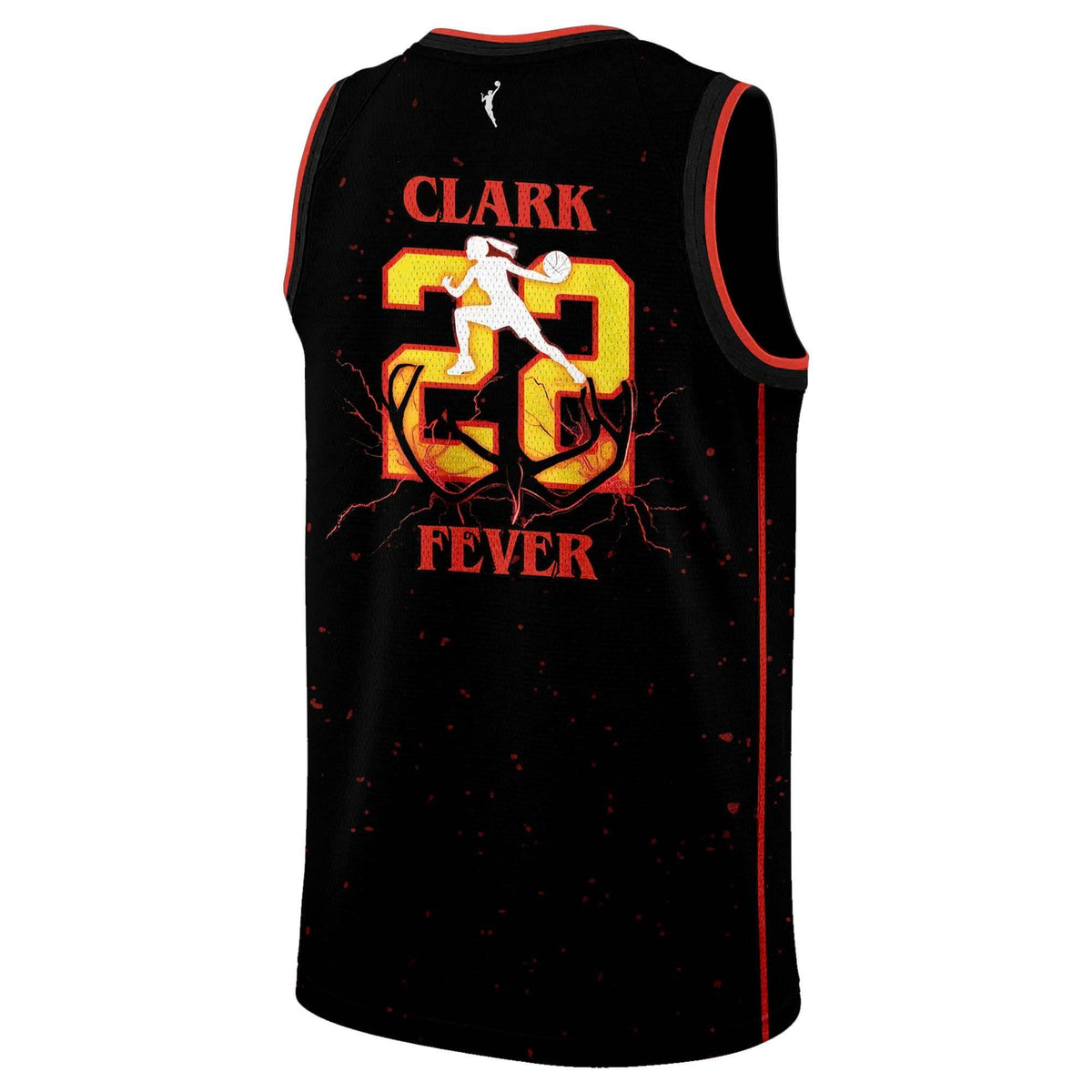 Indiana Fever Stranger Things Rebel Swingman Limited Edition Black Jersey Custom Name Number