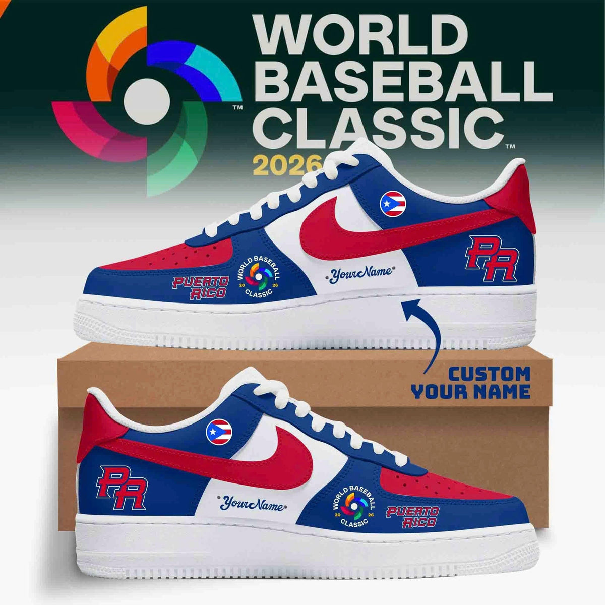 Puerto Rico World Baseball Classic 2026 Shoes