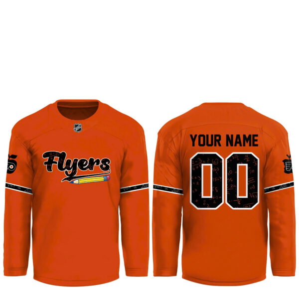 ’26 Philadelphia Flyers Teacher Appreciation Night Hockey Limited Edition Jersey v2