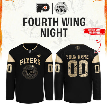 ’26 Philadelphia Flyers Fourth Wings Night Hockey Limited Edition Jersey