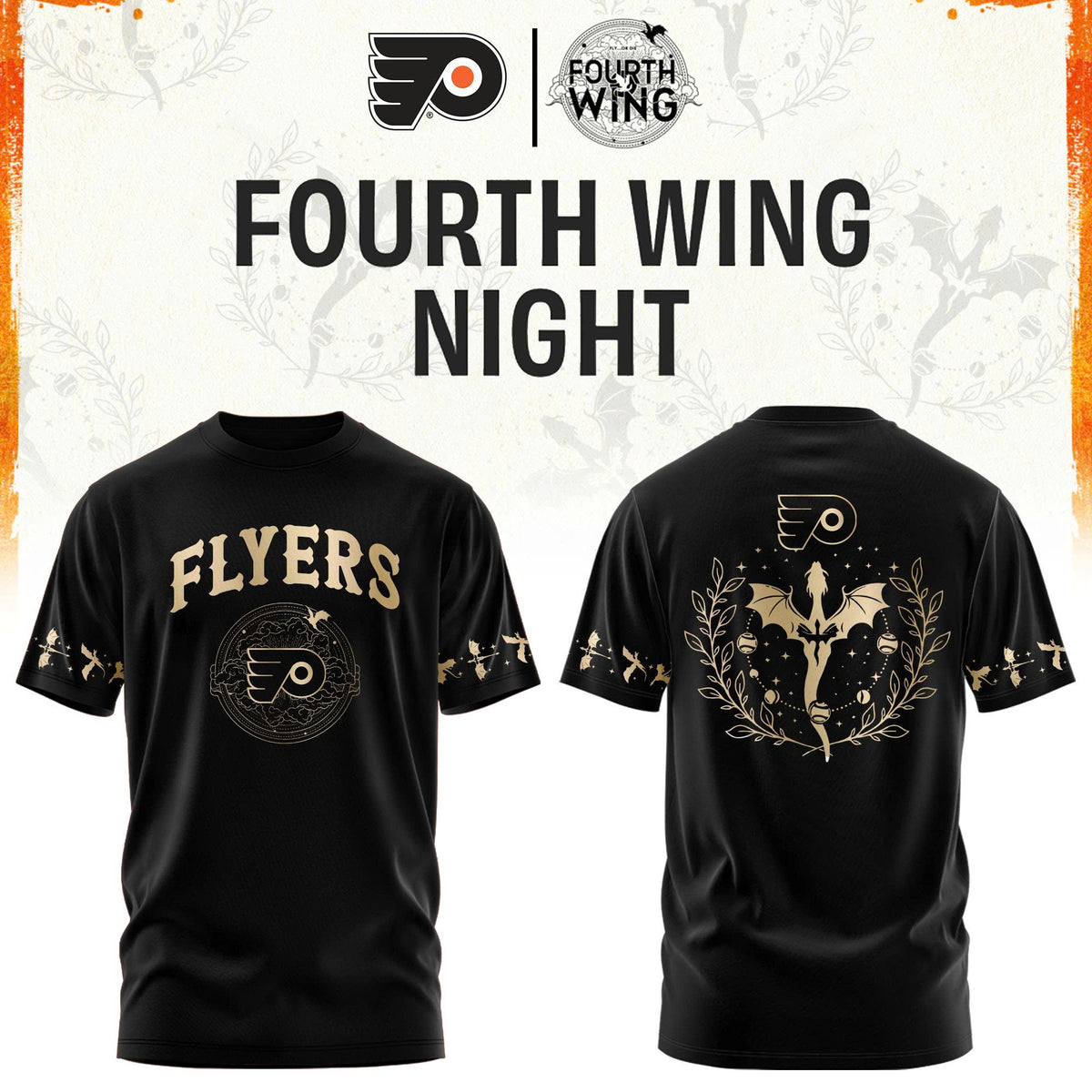 ’26 Philadelphia Flyers Fourth Wings Night Limited Edition Tshirt