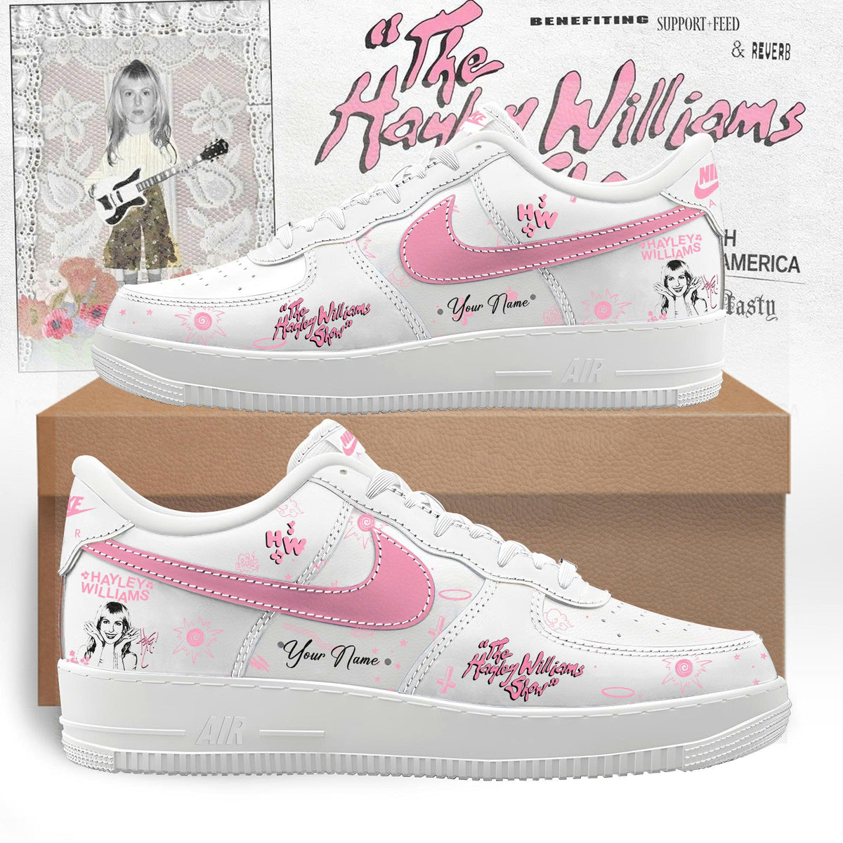 The Hayley Williams Show Tour 2026 Custom Name Shoes